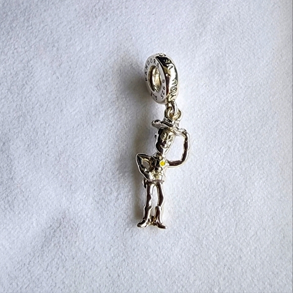 NEW Disney Pixar Toy Story Woody silver dangle charm for Pandora moment Brscelet - Picture 1 of 5